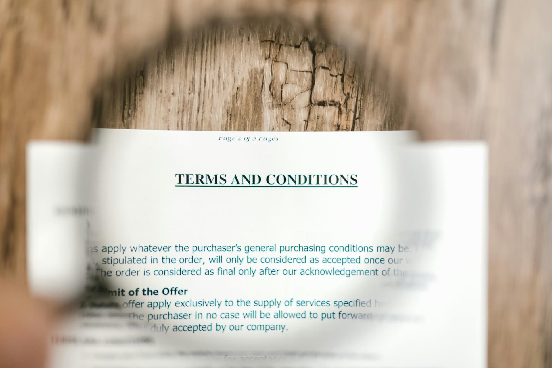 Commercial contracts